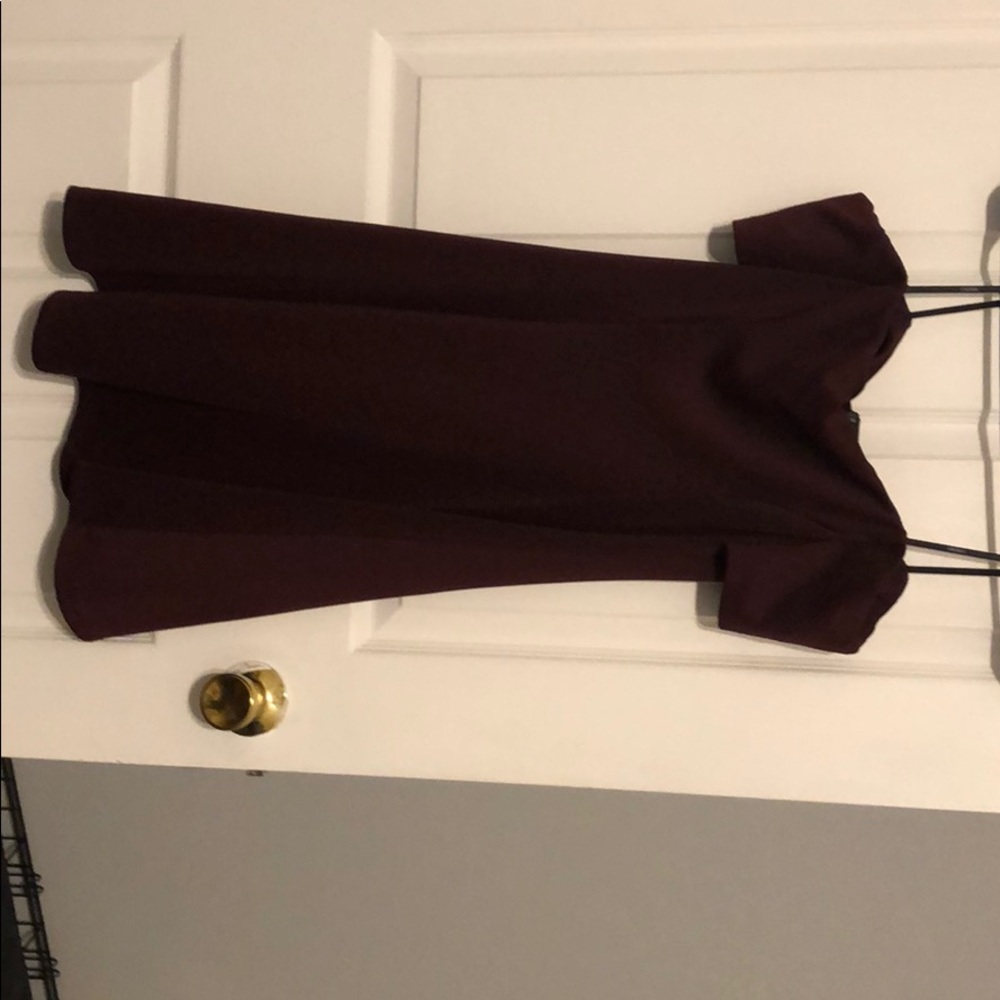Strapless semi formal dress